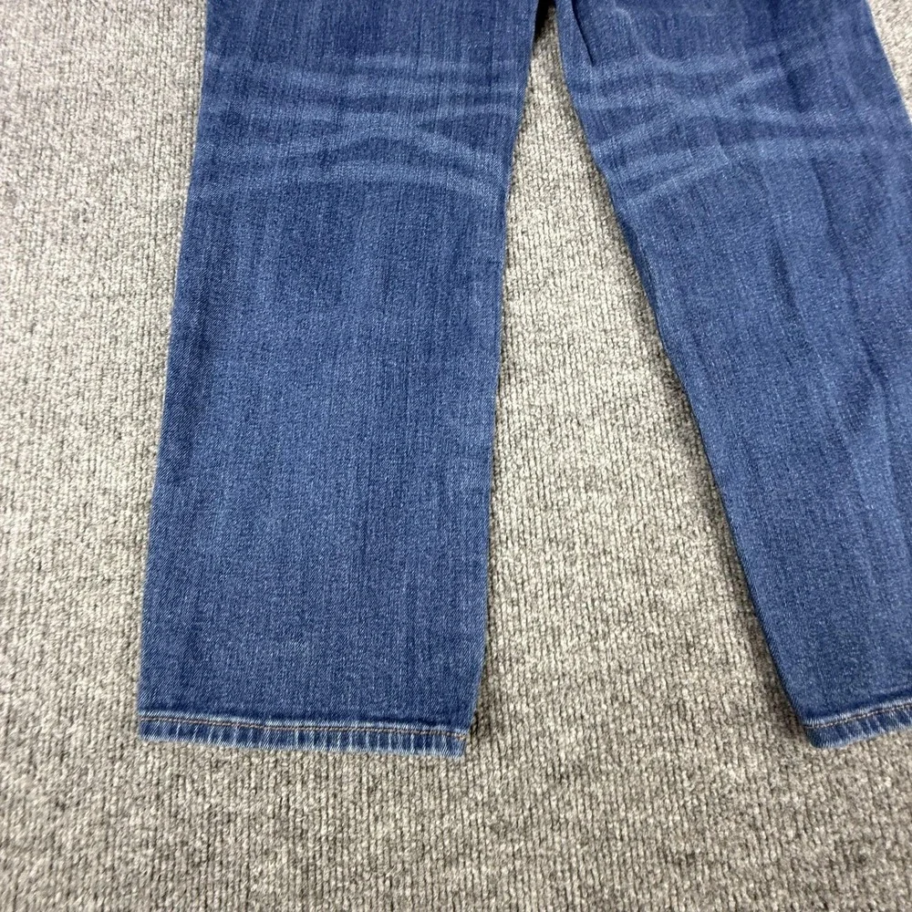 Talbots Modern Ankle Jeans Womens 4 Medium Wash Blue High Rise‎ Straight Denim